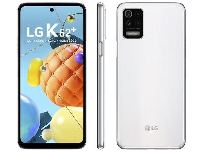 Smartphone LG K62+ 128GB Branco 4G Octa-Core - 4GB RAM Tela 6,59” Câm. Quádrupla + Selfie 28M