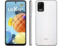 Smartphone LG K62+ 128GB Branco 4G Octa-Core - 4GB RAM Tela 6,59” Câm. Quádrupla + Selfie 28MP - 1
