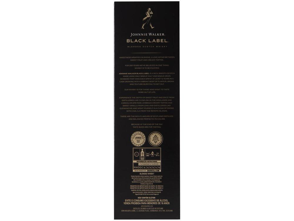 Whisky Johnnie Walker Escocês Black Label - 8