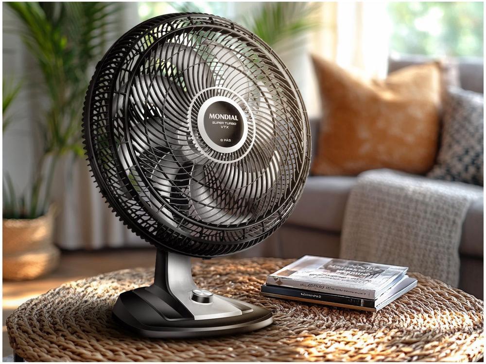 Ventilador de Mesa Mondial VTX-50 50cm 8 Pás 3 Velocidades - 10