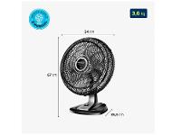 Ventilador de Mesa Mondial VTX-50 50cm 8 Pás 3 Velocidades - 15