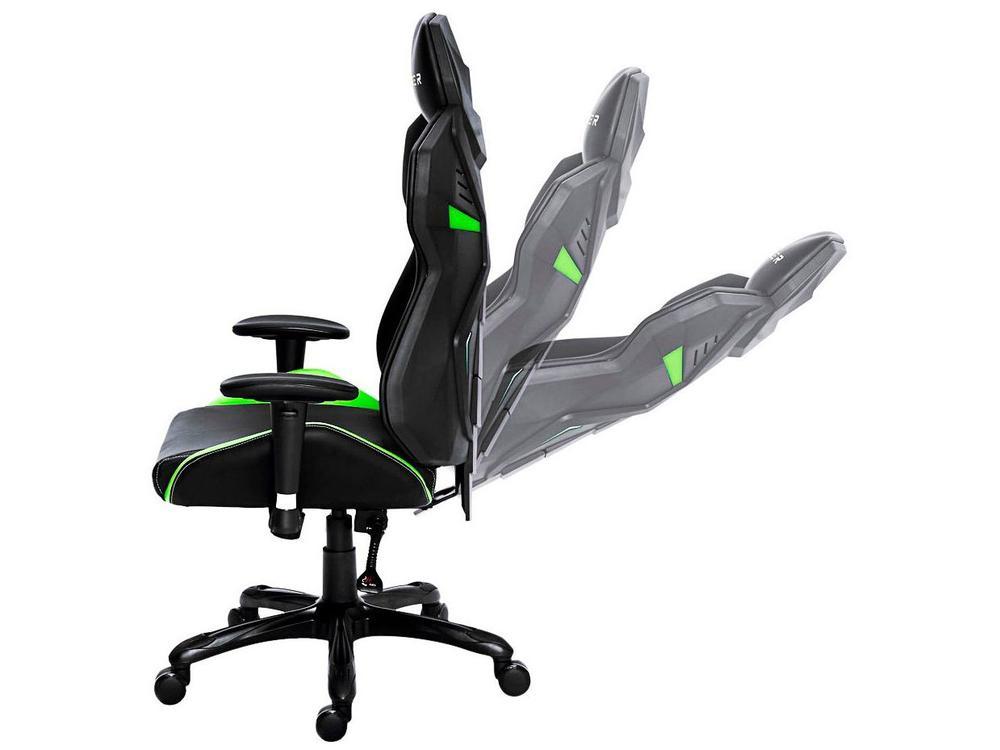 Cadeira Gamer XT Racer Reclinável Preta e Verde - 7