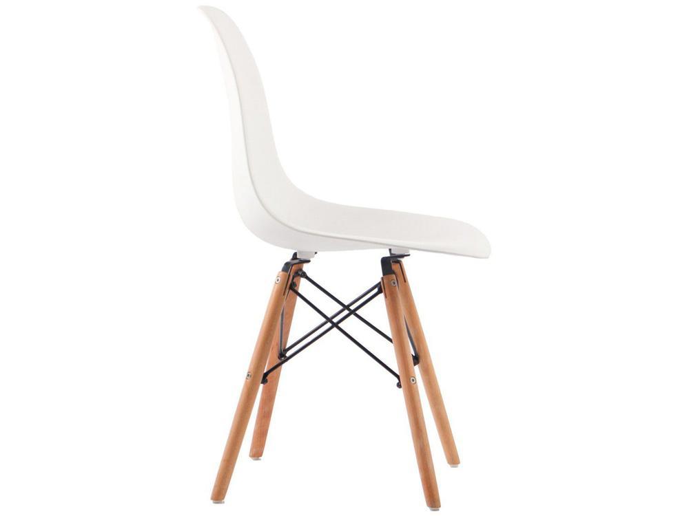 Jogo de Cadeiras Pé Palito Assento Branco EAM-BR1 - 4