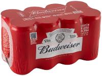 Cerveja Budweiser American Lager 8 Unidades Lata 269ml