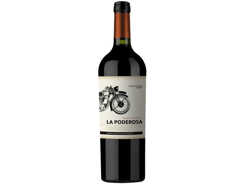 Vinho Tinto Meio Seco Bodega Del Fin Del Mundo La Poderosa Cabernet Franc Merlot 750ml - 6