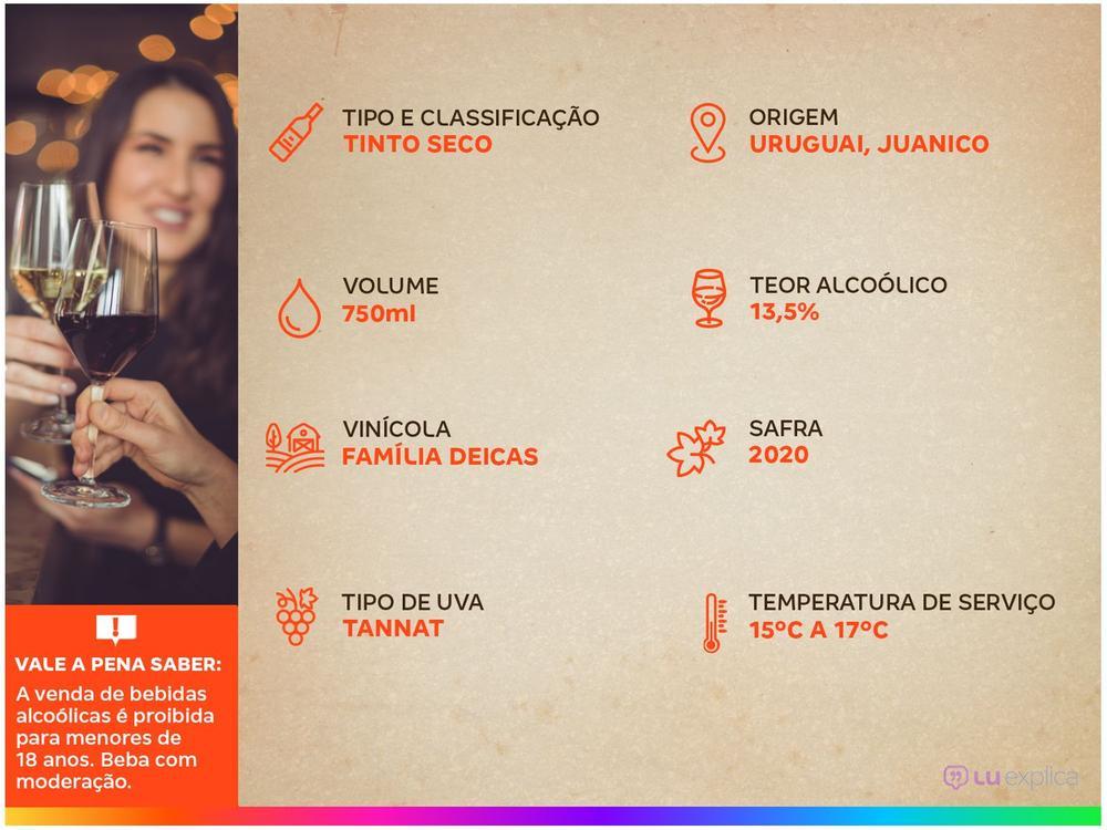 Vinho Tinto Seco Don Pascual Reserve Tannat - Uruguai 750ml - 7