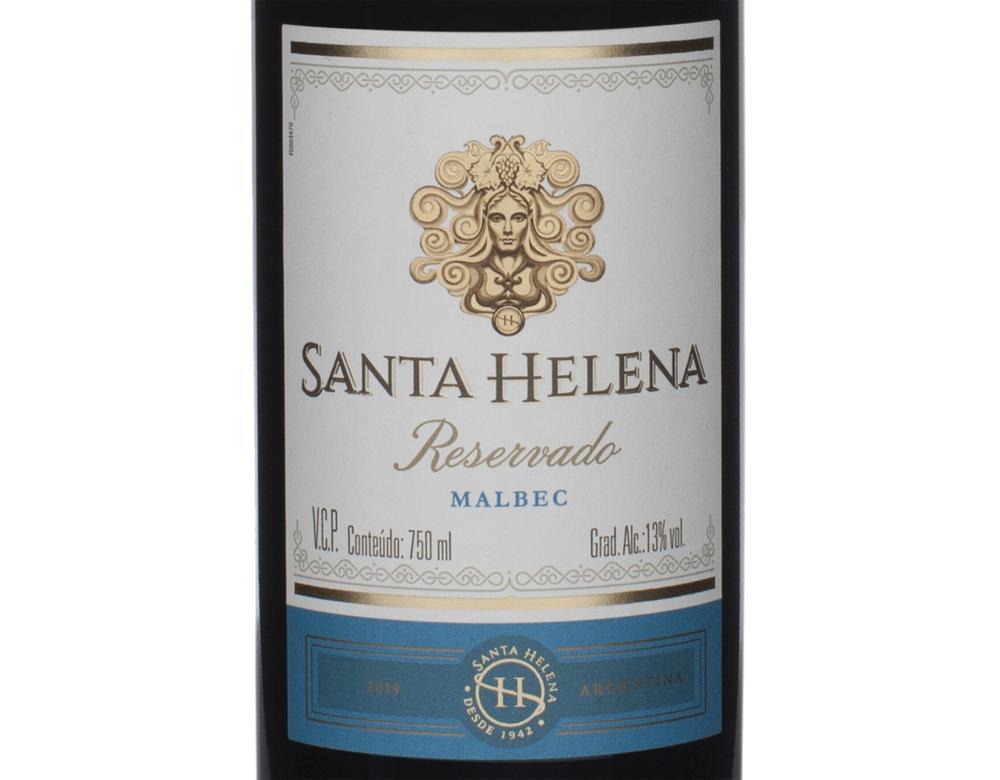 Vinho Tinto Seco Santa Helena Reservado Malbec - 17