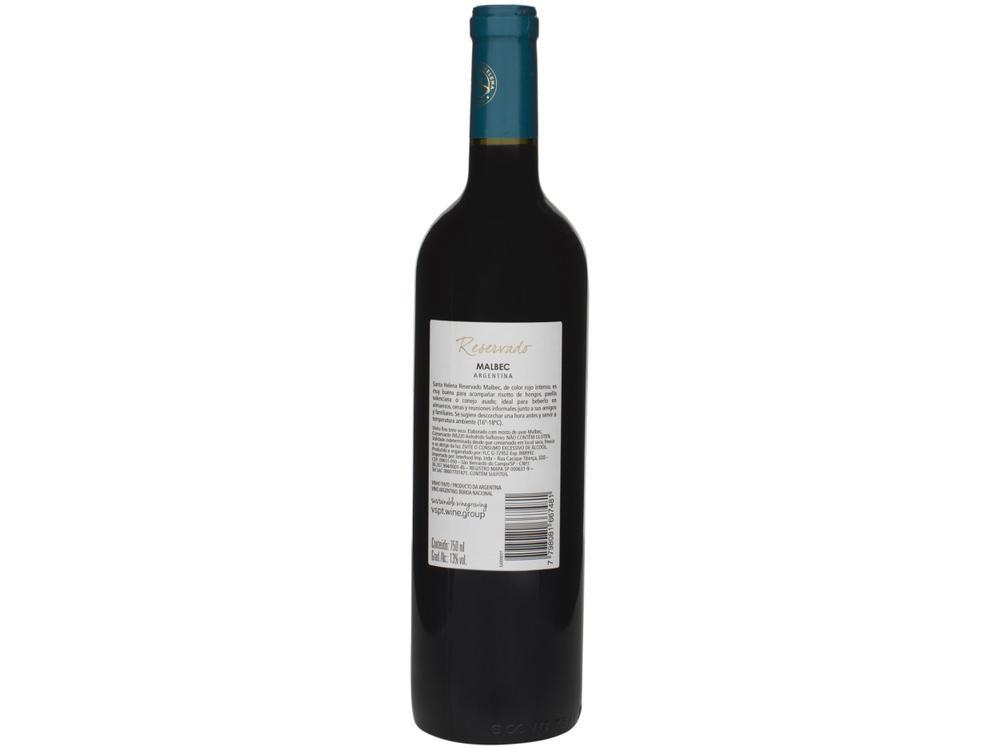 Vinho Tinto Seco Santa Helena Reservado Malbec - 7