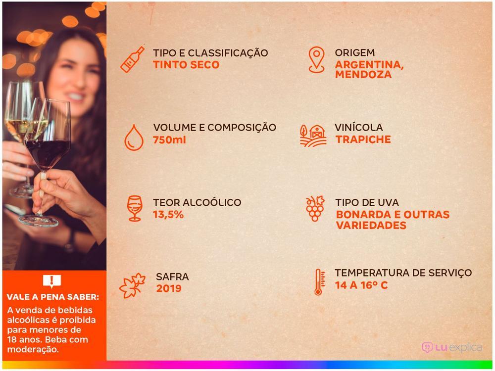 Vinho Tinto Seco Trapiche Vineyards Red Blend - 9