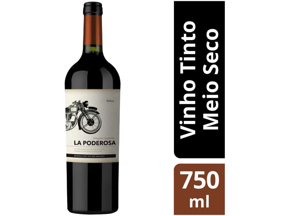Vinho Tinto Meio Seco Bodega Del Fin Del Mundo La Poderosa Malbec Argentina 750ml - 7