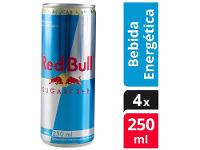 Bebida Energética Red Bull Zero Açúcar 250ml 4 Unidades - 2