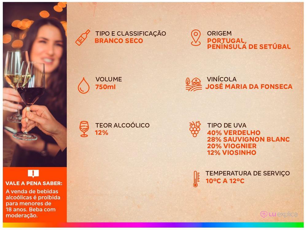 Vinho Branco Seco Periquita 750ml - 3