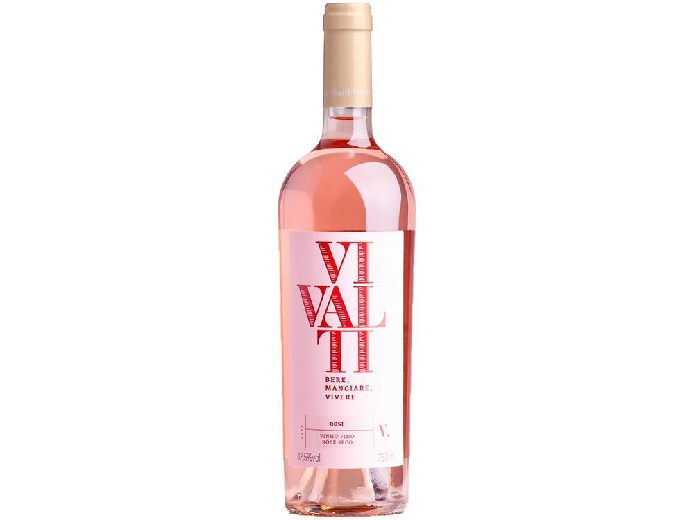 Vinho Rosé Seco Vivalti Brasil 750ml - 1