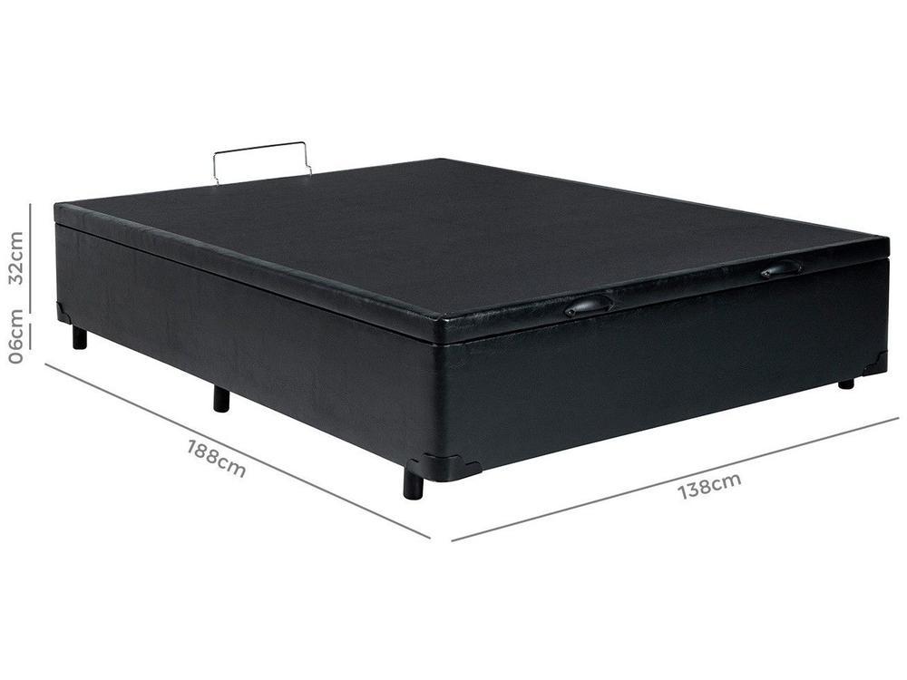 Base Cama Box Casal V-Joy com Baú 38x138x188cm Bravus - 8