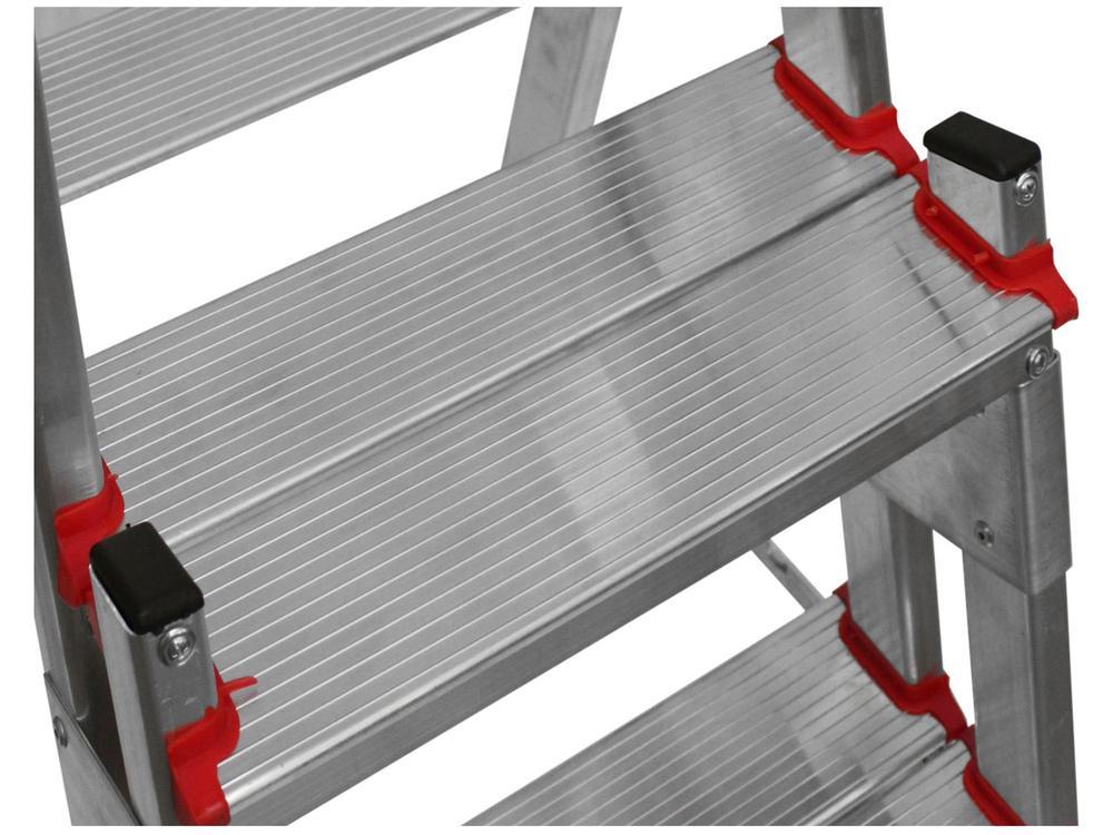 Escada de Alumínio Cavalete 6 Degraus - 5