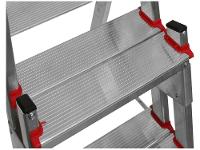 Escada de Alumínio Cavalete 6 Degraus - 5