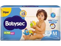 Fralda Babysec Ultrasec Galinha Pintadinha Tam. M 5 a 9,5kg 68 Unidades - 1