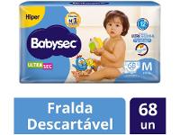 Fralda Babysec Ultrasec Galinha Pintadinha Tam. M 5 a 9,5kg 68 Unidades - 3