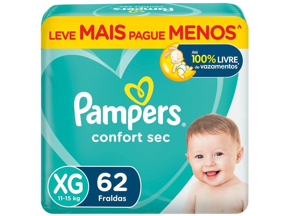 Fralda Pampers Confort Sec Tam. XG 11 a 15kg - 1