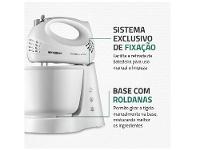 Batedeira Mondial Branca 400W Prática B-44-W 3 Velocidades - 14