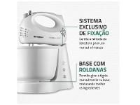 Batedeira Mondial Branca 400W Prática B-44-W 3 Velocidades - 6