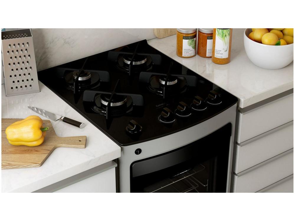 Fogão 4 Bocas Consul Inox Mesa de Vidro CFO4VARUNA - 6