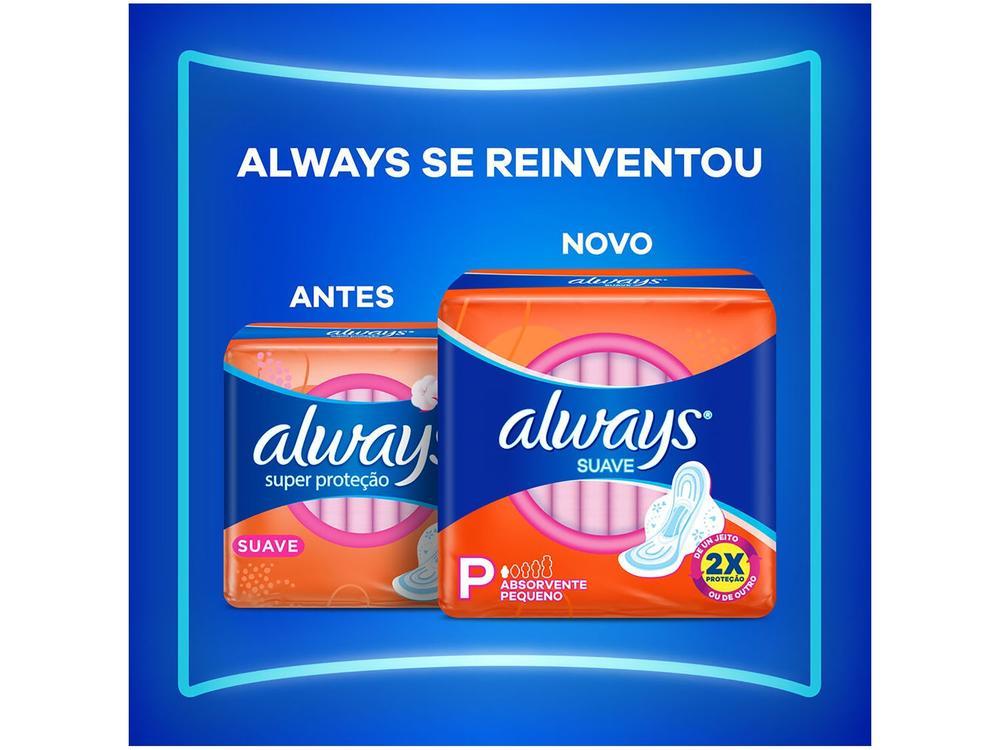 Absorvente Always Super Proteção com Abas - 13