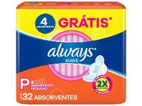 Absorvente Always Super Proteção com Abas - 12