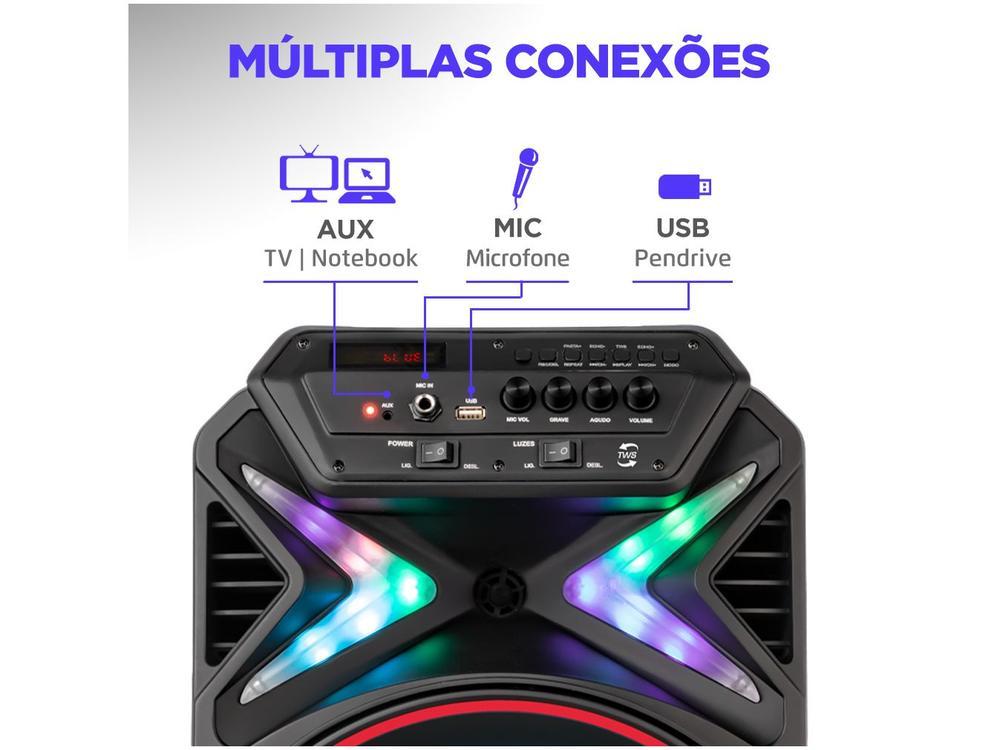 Caixa de Som Mondial CM-400 Bluetooth Portátil Amplificada 400W USB - 5