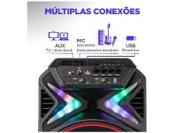 Caixa de Som Mondial CM-400 Bluetooth Portátil Amplificada 400W USB - 14