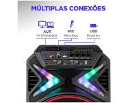 Caixa de Som Mondial CM-400 Bluetooth Portátil Amplificada 400W USB - 5