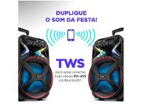 Caixa de Som Mondial CM-400 Bluetooth Portátil Amplificada 400W USB - 18