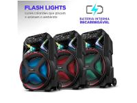 Caixa de Som Mondial CM-400 Bluetooth Portátil Amplificada 400W USB - 7