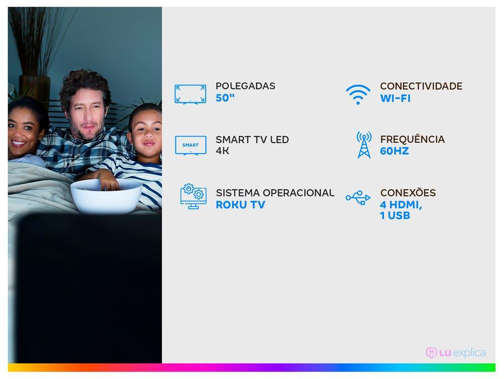 Smart TV 50” 4K LED TCL 50RP620 VA 60Hz - 2