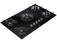 Cooktop 5 Bocas a Gás GLP Consul Vidro Temperado - 1