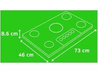 Cooktop 5 Bocas a Gás GLP Consul Vidro Temperado - 7