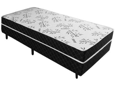 Cama Box Conjugada Solteiro V-Joy de Espuma 50X88X188