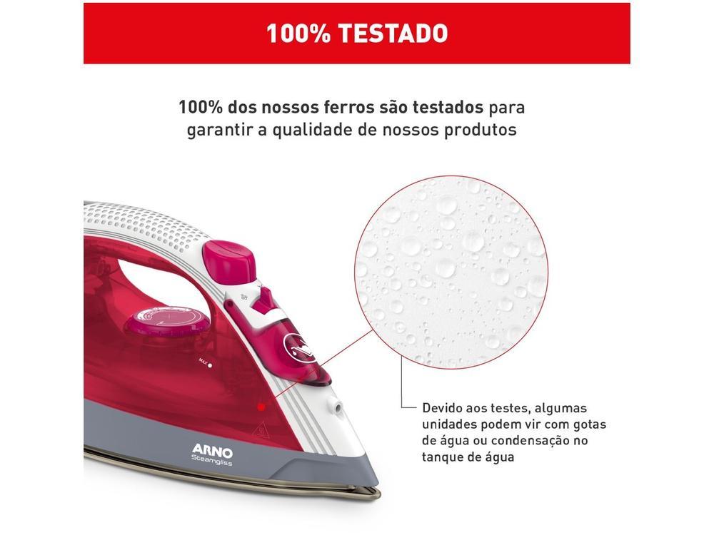 Ferro a Vapor Arno Steamgliss com Base Cerâmica FSGC - 16