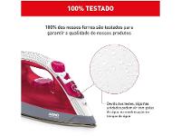 Ferro a Vapor Arno Steamgliss com Base Cerâmica FSGC - 16