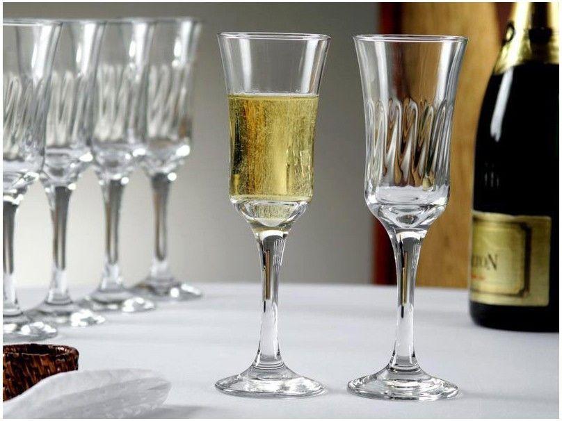 Jogo de Taças para Champanhe Vidro 6 Peças - 3