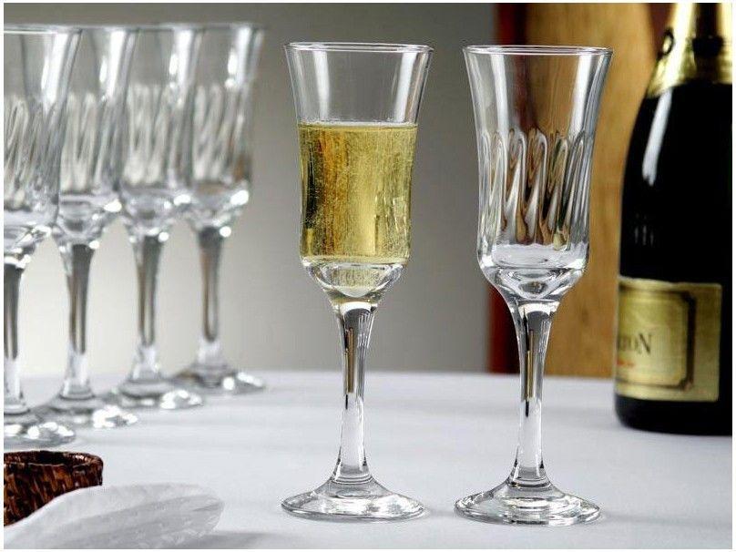 Jogo de Taças para Champanhe Vidro 6 Peças - 4