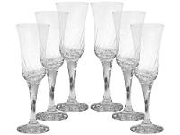 Jogo de Taças para Champanhe Vidro 6 Peças - 1