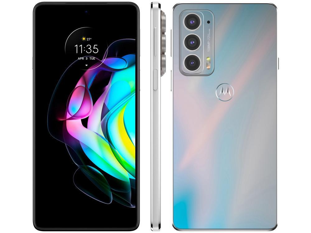 Smartphone Motorola Edge 20 128GB Branco 5G 8GB RAM Tela 6,7” Câm. Tripla + Selfie 32MP - 1
