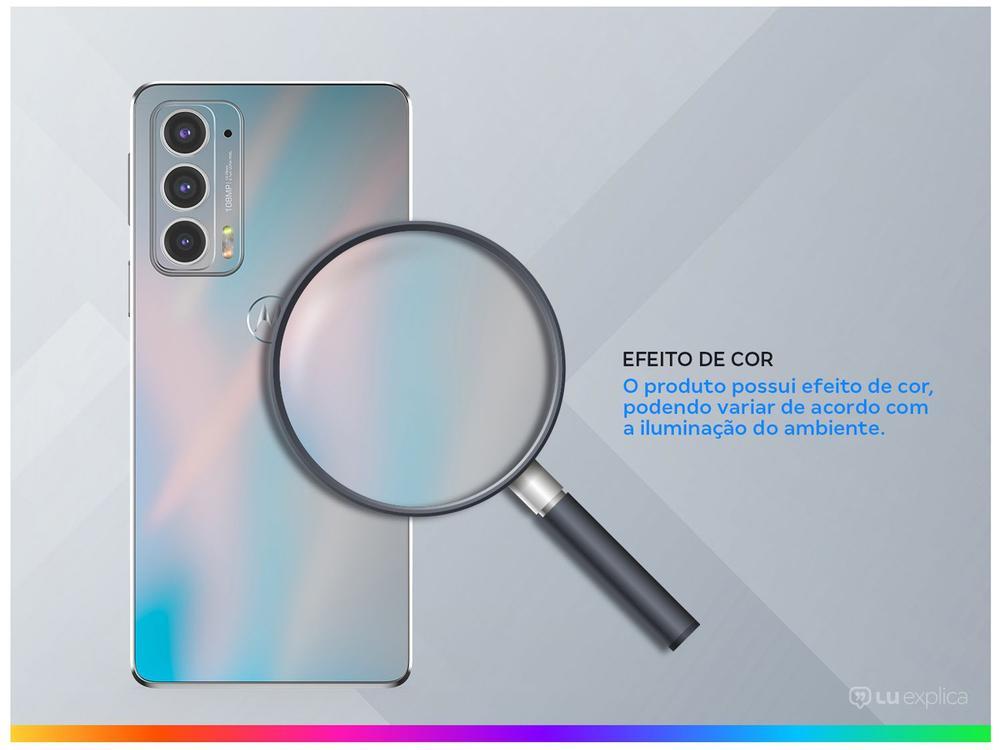 Smartphone Motorola Edge 20 128GB Branco 5G 8GB RAM Tela 6,7” Câm. Tripla + Selfie 32MP - 3