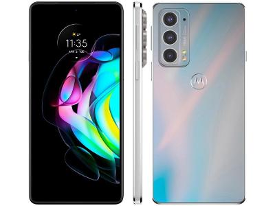Smartphone Motorola Edge 20 128GB Branco 5G 8GB RAM Tela 6,7” Câm. Tripla + Selfie 32M