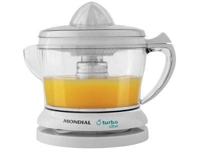 Espremedor de Frutas Mondial Turbo Citrus E-01 Elétrico 25W Branco