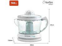 Espremedor de Frutas Mondial Turbo Citrus E-01 Elétrico 25W Branco - 24
