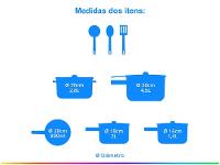 Jogo de Panelas Tramontina Antiaderente - 2