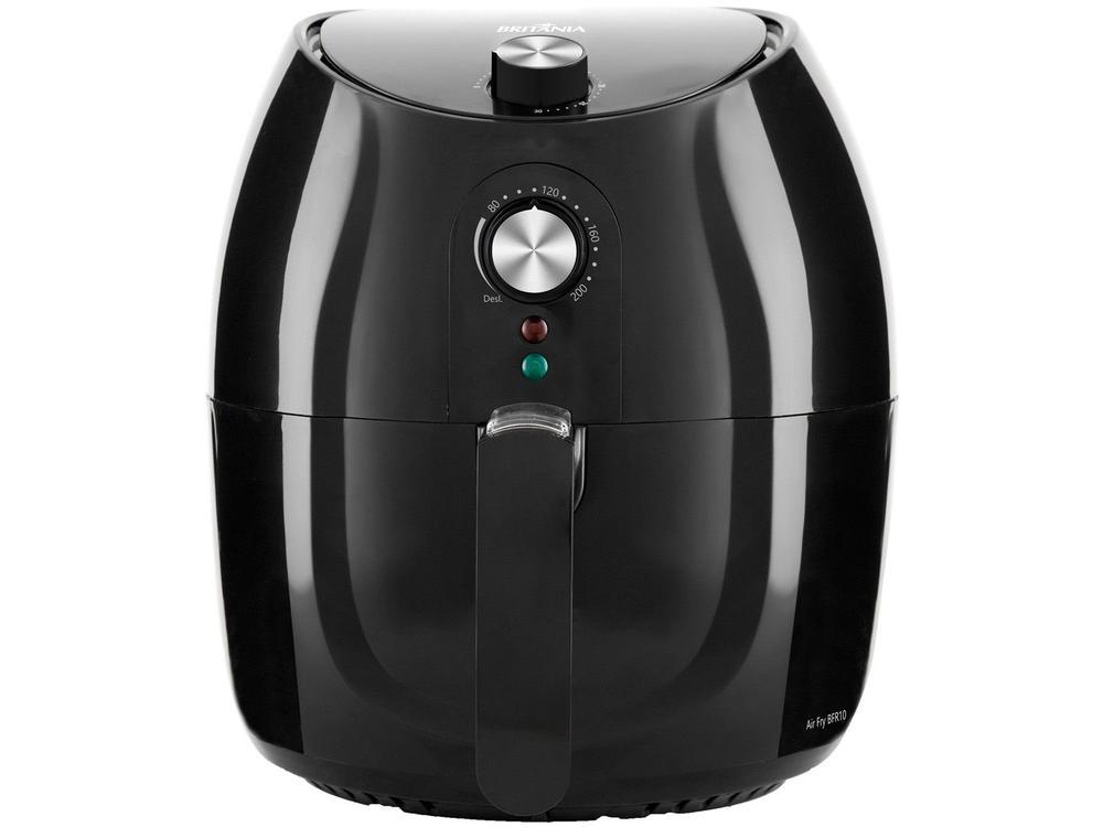 Fritadeira Elétrica sem Óleo/Air Fryer Britânia BFR10P Preto 4,1L com Timer - 1