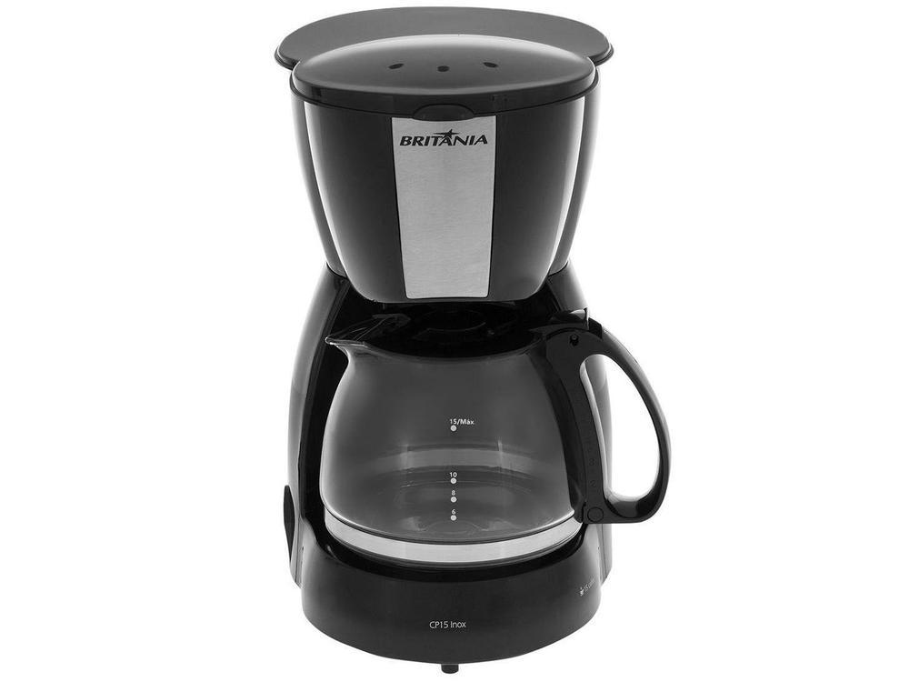 Cafeteira Elétrica Britânia CP15 15 Cafés Preto - 5